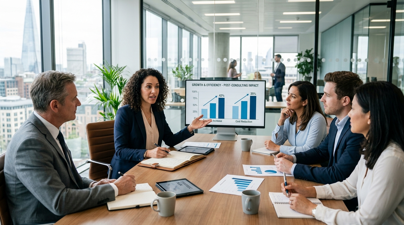 Exemples concrets de réussites grâce au business consulting