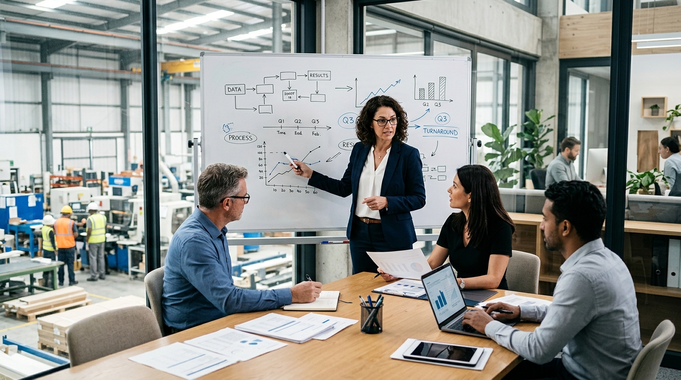 Étude de cas : redressement d'une entreprise manufacturière par le consulting